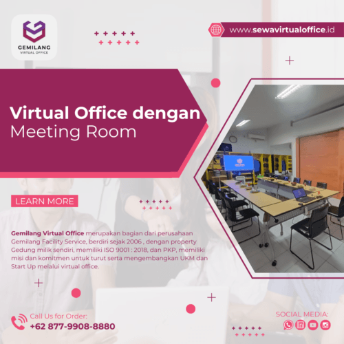 Manfaat Virtual Office dengan Meeting Room untuk Bisnis Anda
